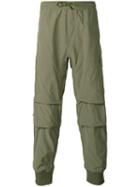Maharishi - Cargo Track Pants - Men - Nylon/polyester - L, Green, Nylon/polyester