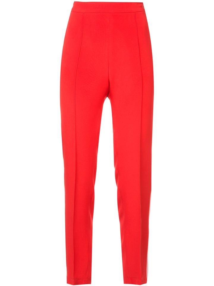 Hebe Studio Smoking Trousers - Red