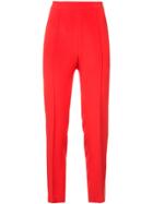 Hebe Studio Smoking Trousers - Red