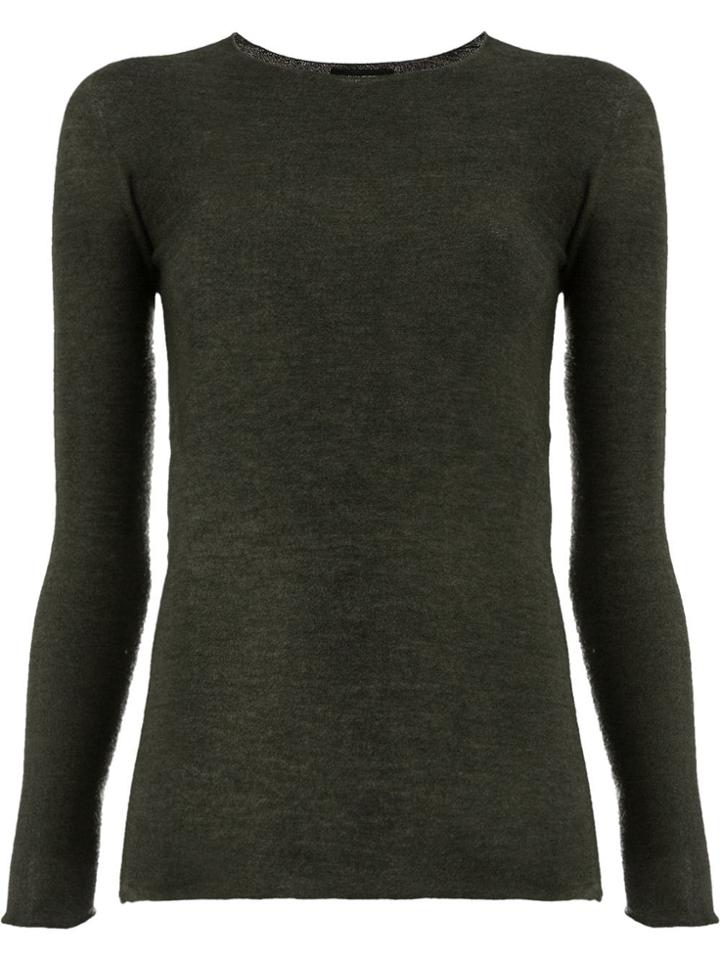 Avant Toi Fine Knit Sweater - Green