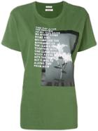 Each X Other Mixed Media Poem T-shirt - Green