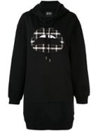 Markus Lupfer Logo Patch Hoodie Dress - Black