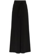 Etro Wide Leg Belted Trousers - Black