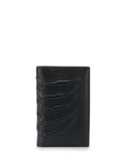 Alexander Mcqueen Embossed Pocket Organiser - Black