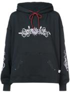 Rochambeau Dragon Print Hoodie - Black