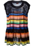 Missoni Mixed Knit Shortsleeved Dress