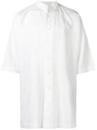Homme Plissé Issey Miyake Oversized Short Sleeve Shirt - White