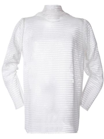 N Duo Mesh Turtleneck Jersey