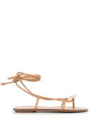 Loeffler Randall Wrap Sandal With Shells - Brown