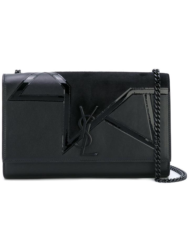 Saint Laurent - Medium Kate Monogram Shoulder Bag - Women - Leather/suede - One Size, Black, Leather/suede