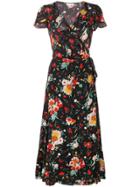 Lily And Lionel 30's Floral Trixie Dress - Black
