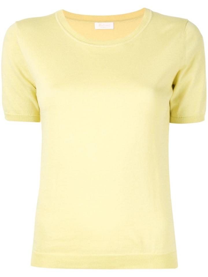 Ballsey Round Neck Top - Yellow