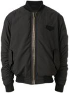 Not Guilty Homme Double Zipper Bomber Jacket - Black