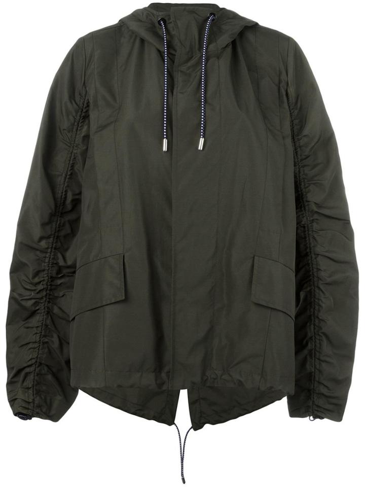 Marni Oversized Drawstring Sleeve Jacket - Green