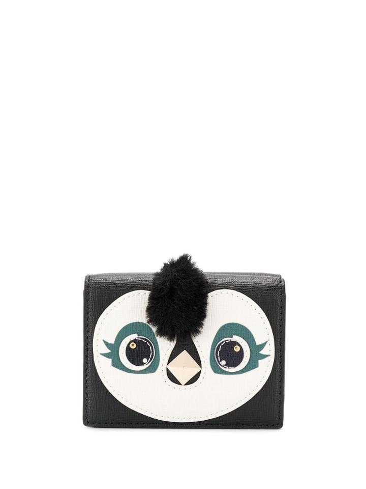 Furla Allegra Appliqué Purse - Black