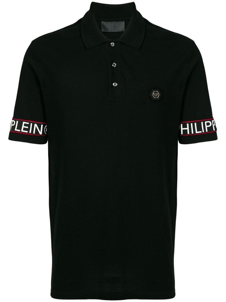Philipp Plein Logo Cuff T-shirt - White