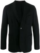 The Gigi Single Breasted Knitted Blazer - Black
