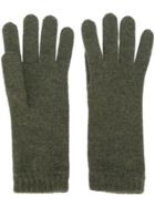 Pringle Of Scotland Knitted Gloves - Green