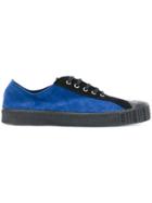 Comme Des Garçons Shirt Lace Up Sneakers - Blue