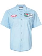 R13 Patch Detail Shirt - Blue
