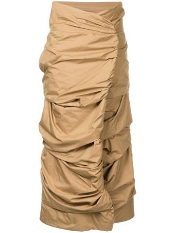 Issey Miyake Pre-owned Cocoon Skirt - Brown