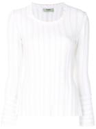 Fendi Knitted Fitted Top - Multicolour