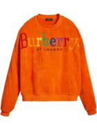 Burberry Archive Logo Towelling Sweatshirt - Yellow & Orange
