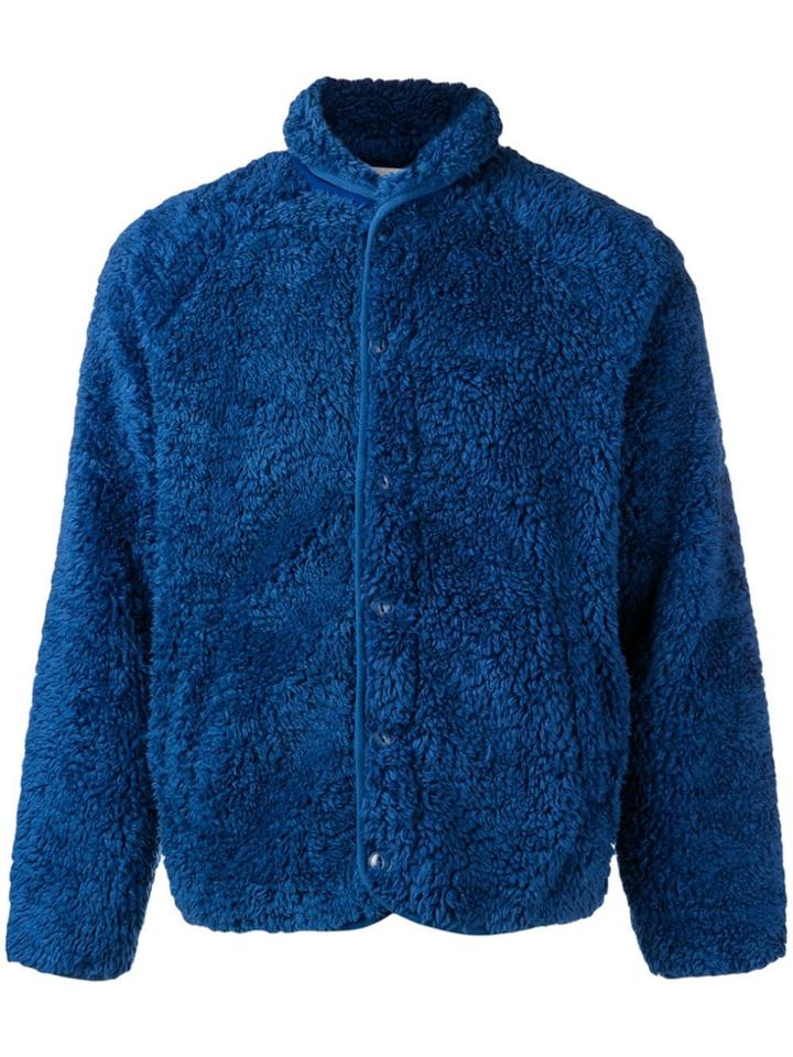 Ymc Textured Jacket - Blue