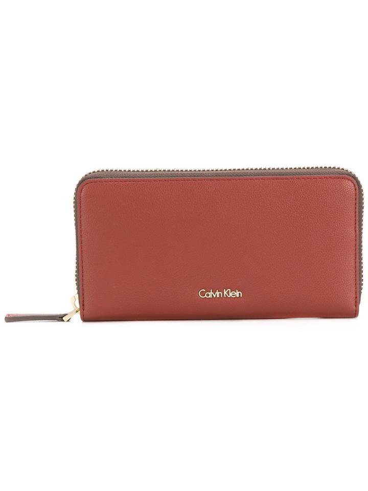 Calvin Klein Continental Wallet - Red