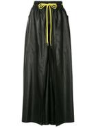 Ground Zero Faux Leather Trousers - Black