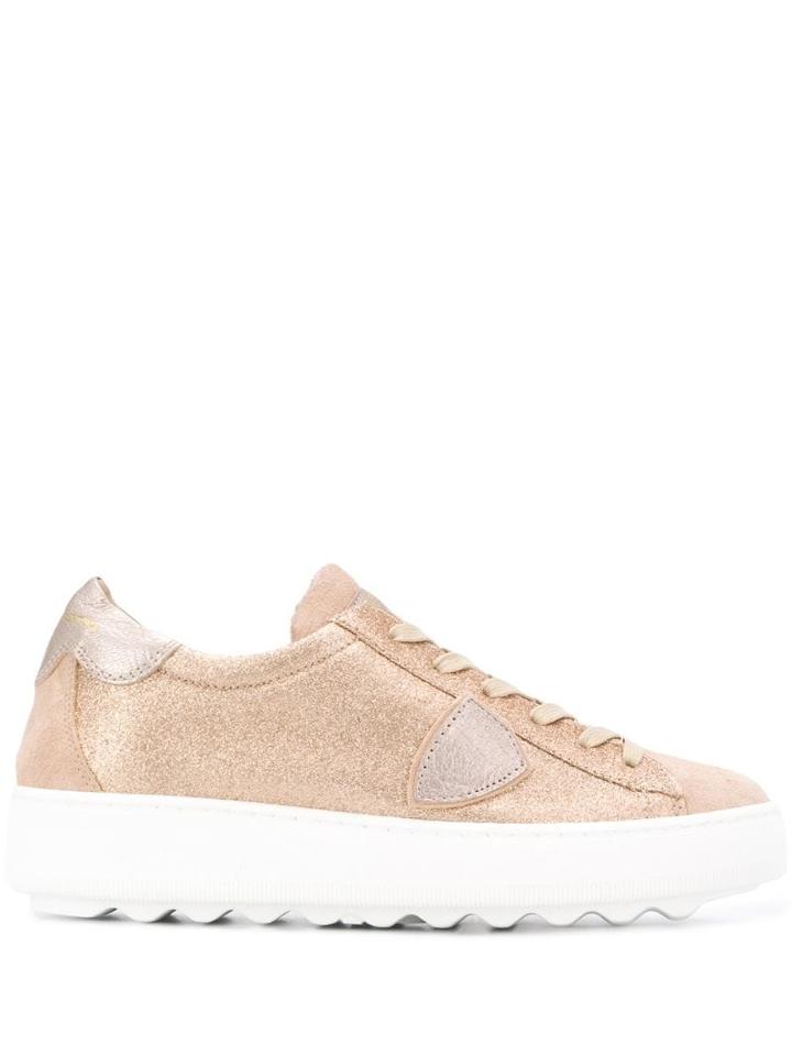 Philippe Model Glitter Sneakers - Pink