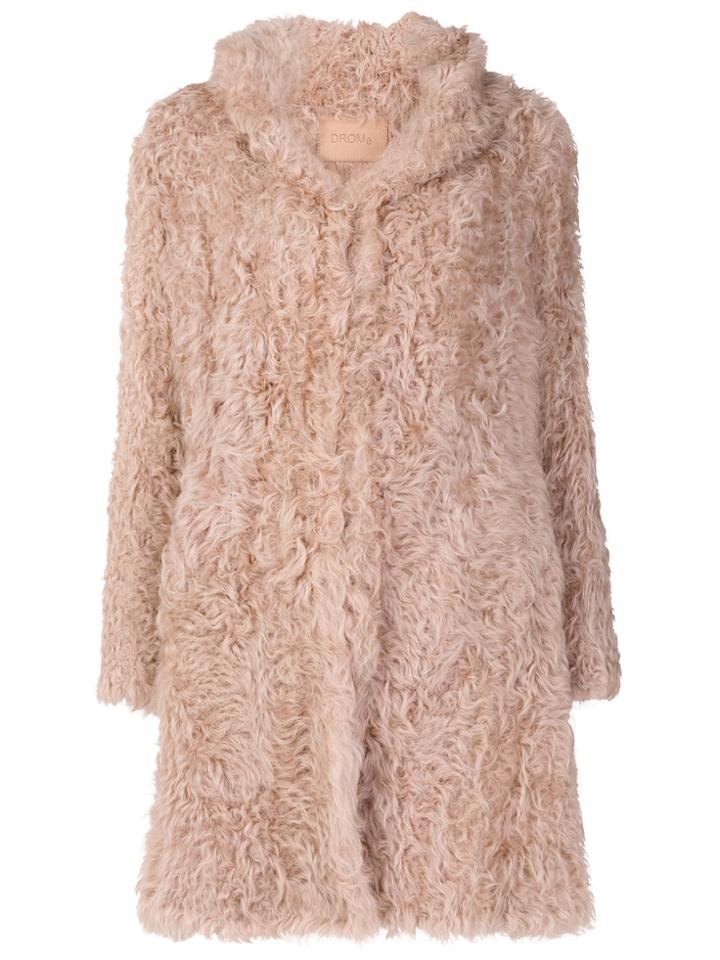 Drome Single Breasted Coat - Pink & Purple