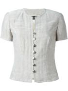 Jean Louis Scherrer Vintage Short Sleeved Jacket - Grey