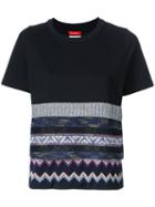 Coohem Tricot Couture T-shirt, Women's, Size: 40, Black, Cotton