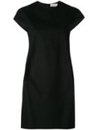 Courrèges - Short X Cut-out Dress - Women - Elastodiene/polyester/viscose - 40, Black, Elastodiene/polyester/viscose