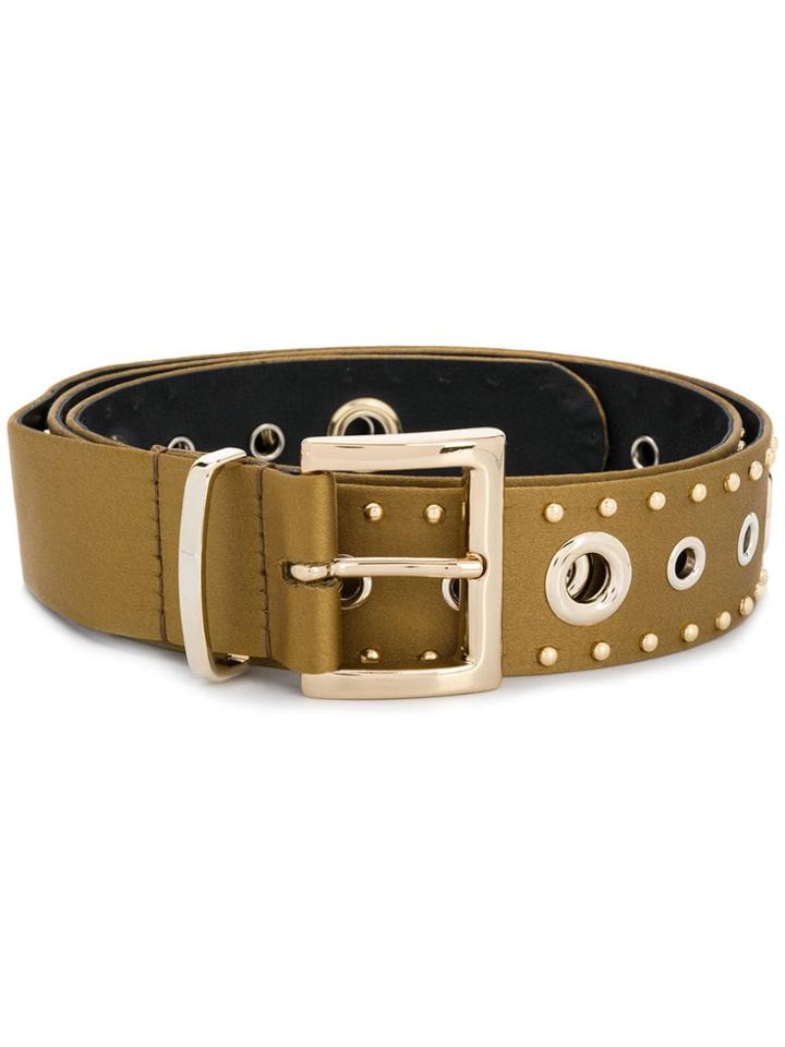 Dorothee Schumacher Studded Belt - Green