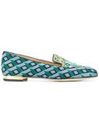 Charlotte Olympia Statue Of Liberty Slippers - Multicolour