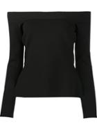 Roland Mouret 'tasso' Top, Women's, Size: Medium, Black, Nylon/viscose