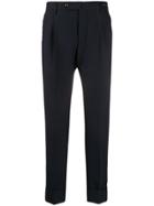 Pt01 Creased Tapered Trousers - Black