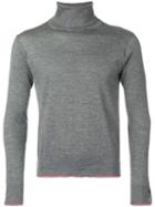 Thom Browne Classic Cashmere Turtleneck Pullover - Grey