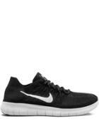 Nike Free Rn Flyknit Sneakers - Black
