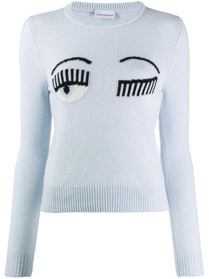 Chiara Ferragni Flirting Eyes Sweater - Blue