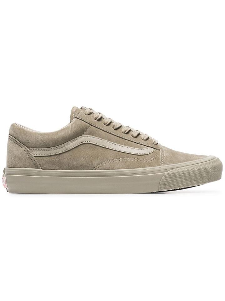 Vans Taupe Vault Low Top Suede Sneakers - Neutrals