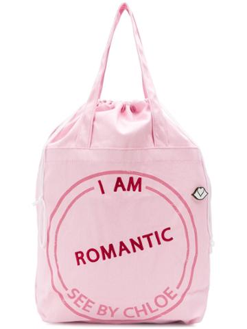 See By Chloé I Am Romantic Tote Bag - Pink & Purple