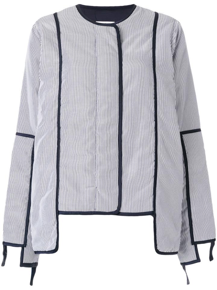 P.a.m. Striped Padded Jacket - Blue