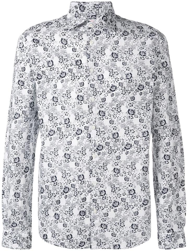Sun 68 Floral Shirt - White