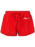 Re/done Logo Runner Shorts - Red
