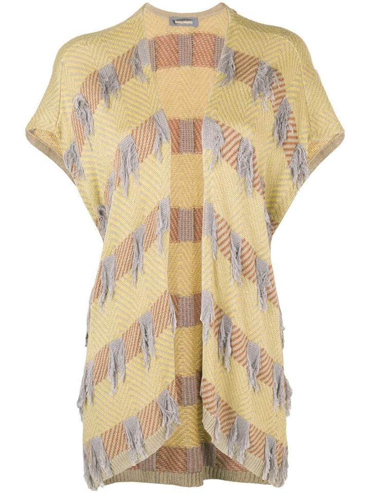 Issey Miyake Pre-owned 80's Sleeveless Cardigan - Yellow
