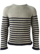 Jean Paul Gaultier Vintage 'lurex Matelot' Sweater, Men's, Size: 48, Grey