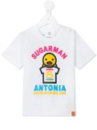 Sugarman Kids Man With T-shirt Print T-shirt, Boy's, Size: 7 Yrs, White